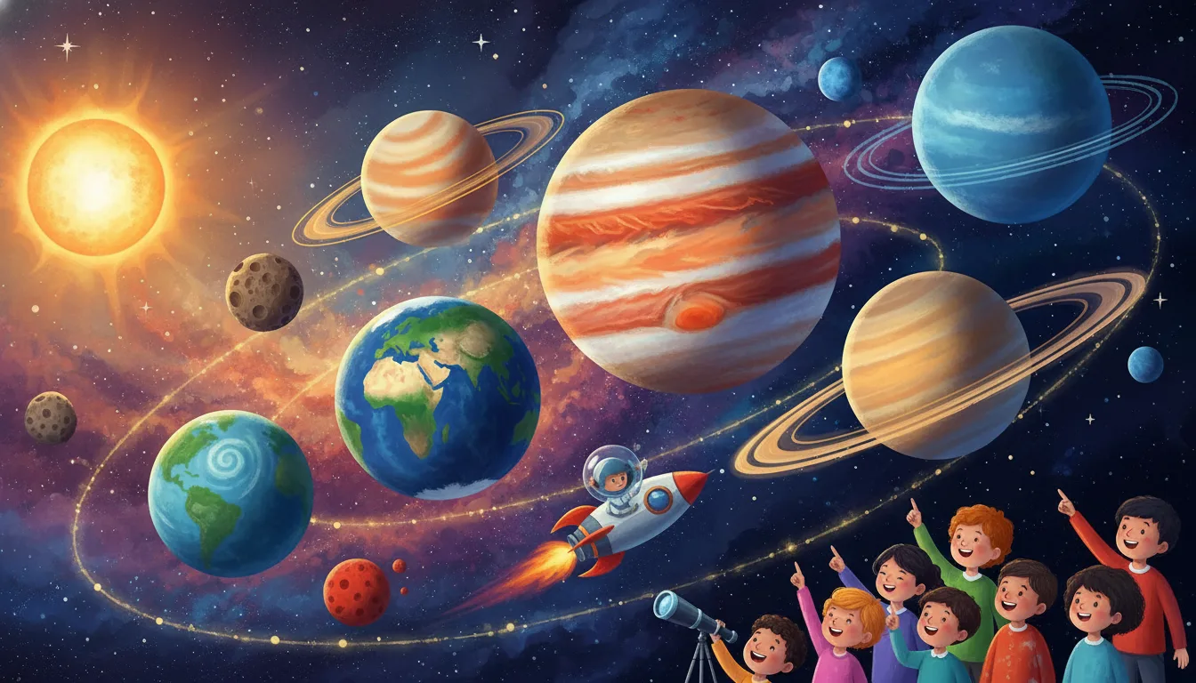 Planet-Planet di Tata Surya yang Wajib Anak Ketahui